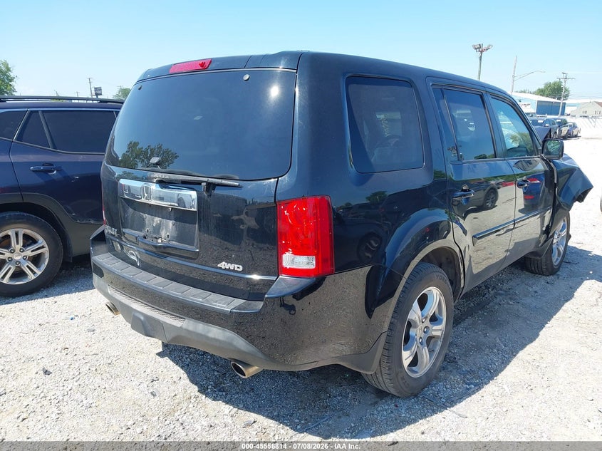 Vin: 5fnyf4h52eb030392, lot: 46055125, honda pilot ex-l 20144
