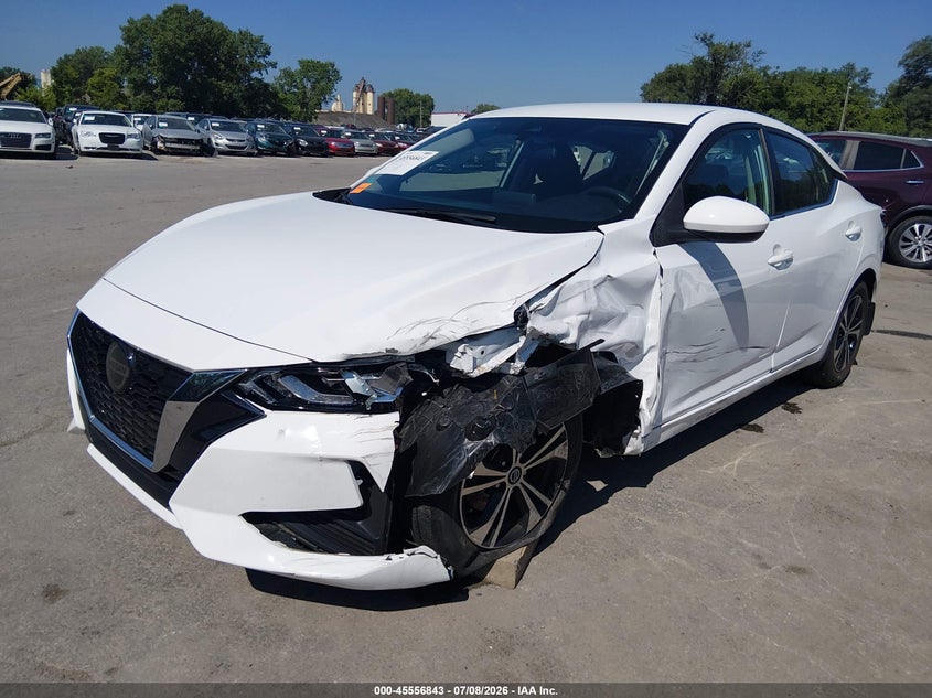 2023 Nissan Sentra, Left Front, IAAI, VIN 3N1AB8CV4PY226386 — photo 2