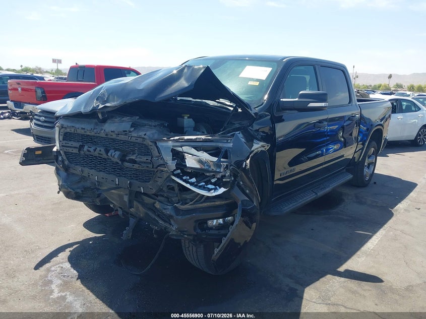 Vin: 1c6srfftxnn244744, lot: 46055211, ram 1500 big horn  4x4 5'7 box 20222