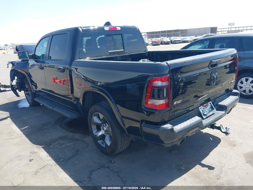 Vin: 1c6srfftxnn244744, lot: 46055211, ram 1500 big horn  4x4 5'7 box 20223