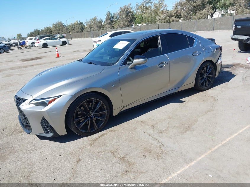 Vin: jthgz1b26m5037733, lot: 46055229, lexus is 350 f sport 20212