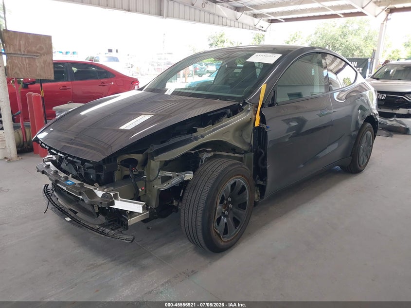 2026 Tesla Model Y, Front End, IAAI, VIN 7SAYGDED0TA592684 — photo 2