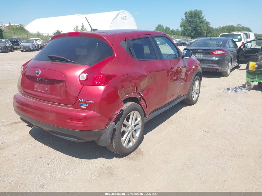 Vin: jn8af5mv0et484090, lot: 46055259, nissan juke sv 20144