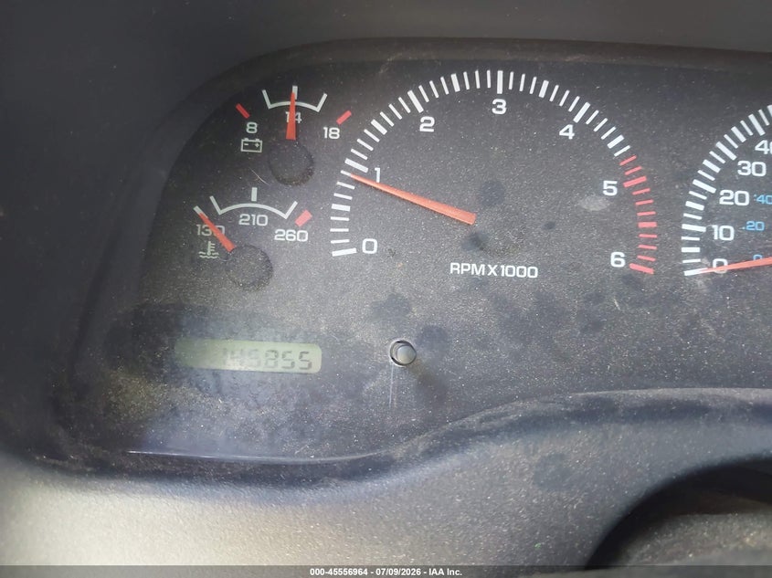 1998 Dodge Dakota Slt/Sport VIN: 1B7GL22X0WS589222 Lot: 45556964
