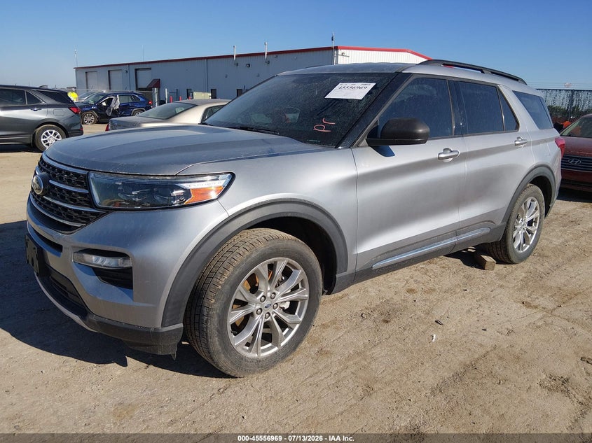 2020 Ford Explorer, Right Side, IAAI, VIN 1FMSK8DH9LGB37852 — photo 2
