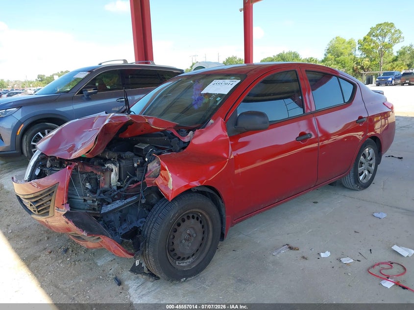Vin: 3n1cn7ap5el825760, lot: 46055325, nissan versa 1.6 s+ 20142