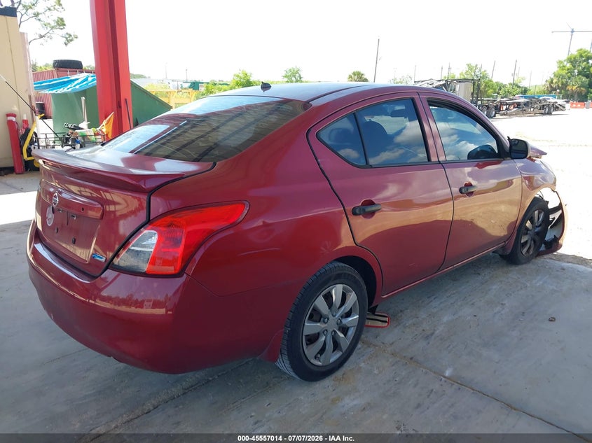 Vin: 3n1cn7ap5el825760, lot: 46055325, nissan versa 1.6 s+ 20144