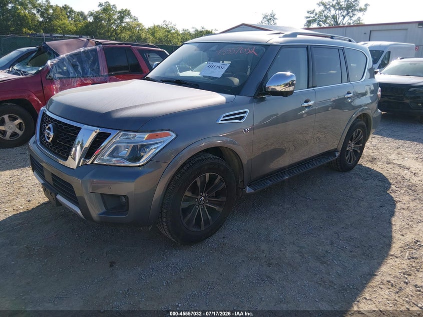 2018 Nissan Armada, Обычный износ, IAAI, VIN JN8AY2NC1JX501181 — фото 2