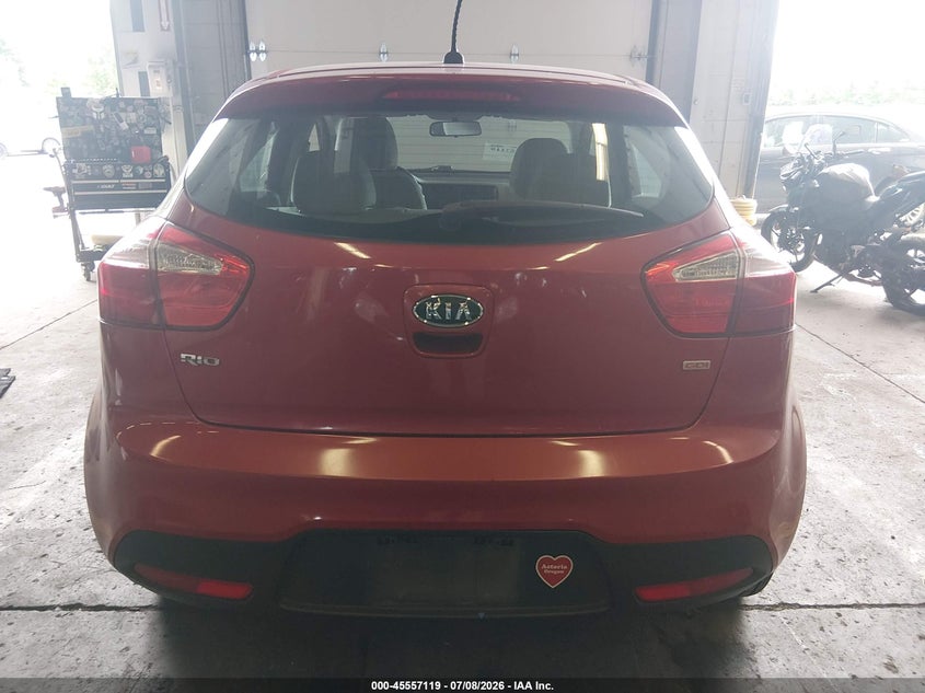 2013 KIA RIO HATCHBACK 1.6L I-4 DI, DOHC, VVT, 138HP