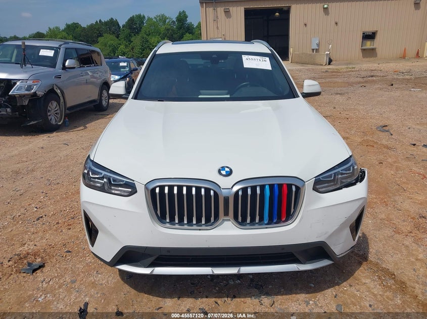 2022 BMW X3 Sdrive30I VIN: 5UX43DP07N9M35881 Lot: 45557120