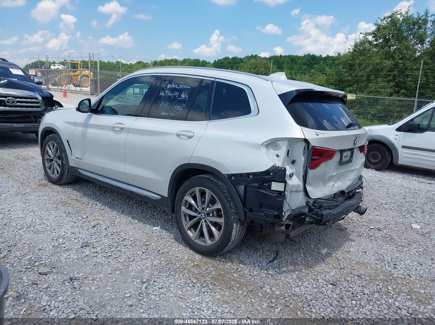 Vin: 5uxtr9c50jlc69518, lot: 46055434, bmw x3 xdrive30i 20183