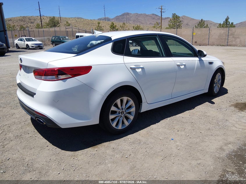 Vin: 5xxgt4l36gg064393, lot: 46055444, kia optima lx 20164
