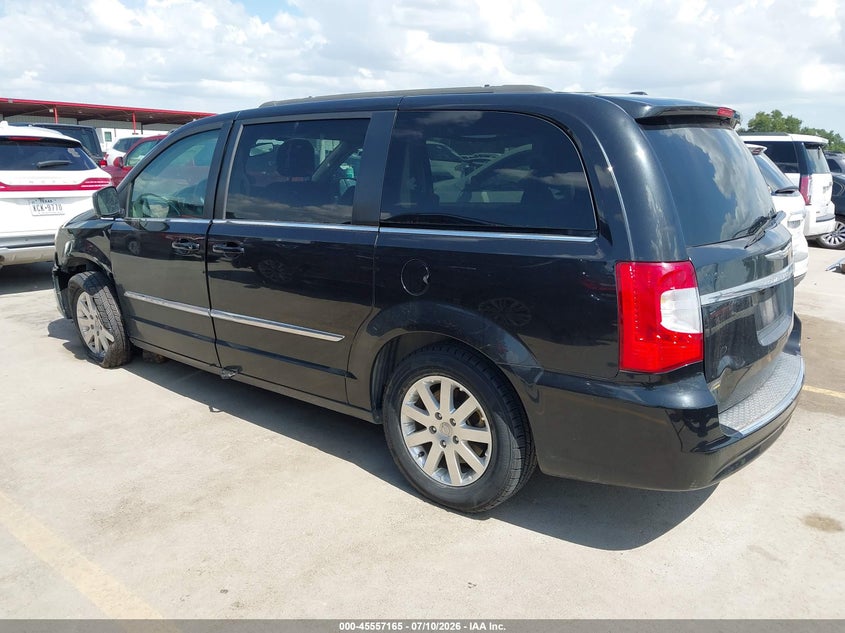 Vin: 2c4rc1bg6gr287701, lot: 46055476, chrysler town & country touring 20163
