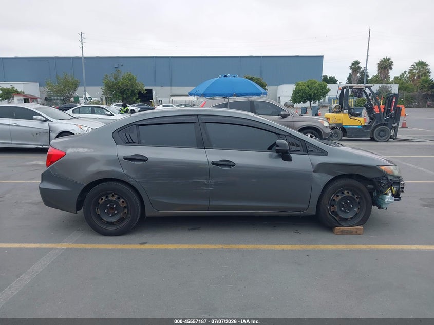 2012 HONDA CIVIC SEDAN 1.8L I-4 VVT, 140HP