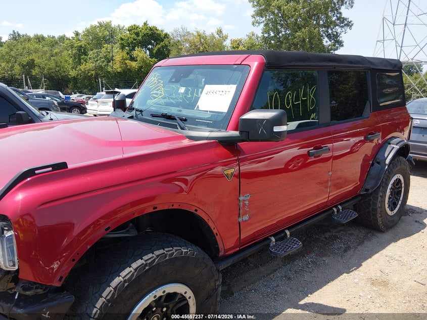 2021 Ford Bronco Badlands/Big Bend/Black Diamond/Outer Banks/Wildtrak VIN: 1FMEE5DP3MLA93883 Lot: 45557237