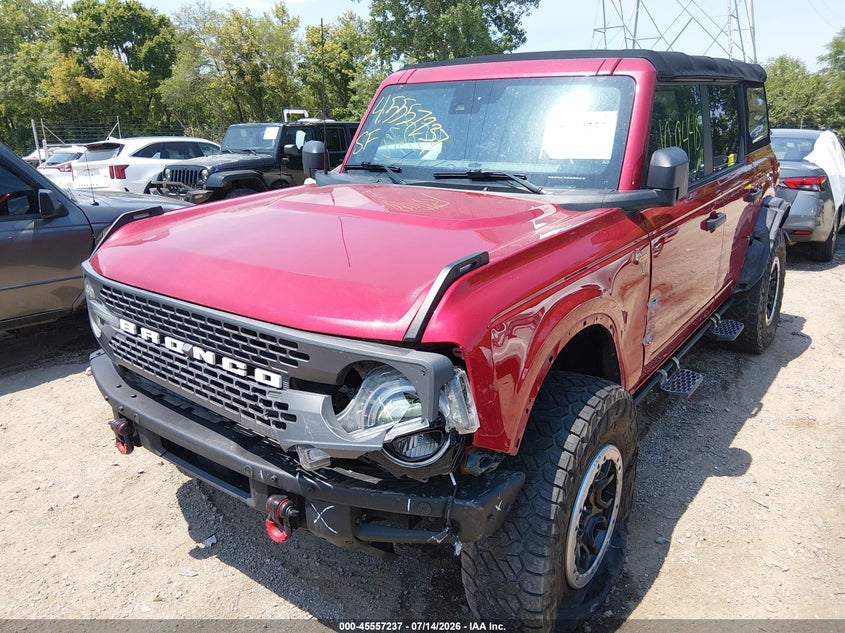 2021 Ford Bronco Badlands/Big Bend/Black Diamond/Outer Banks/Wildtrak VIN: 1FMEE5DP3MLA93883 Lot: 45557237