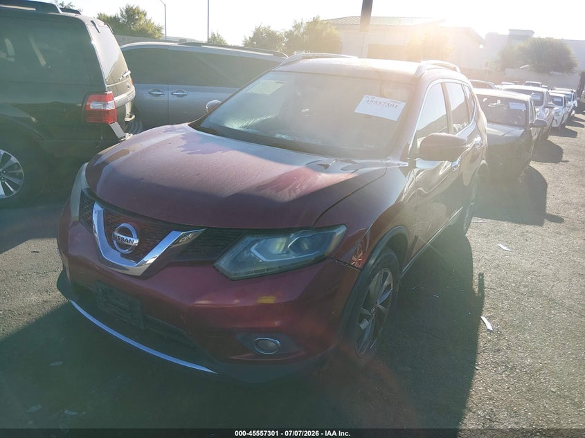2016 Nissan Rogue Sl 5N1AT2MT4GC731126 photo 1