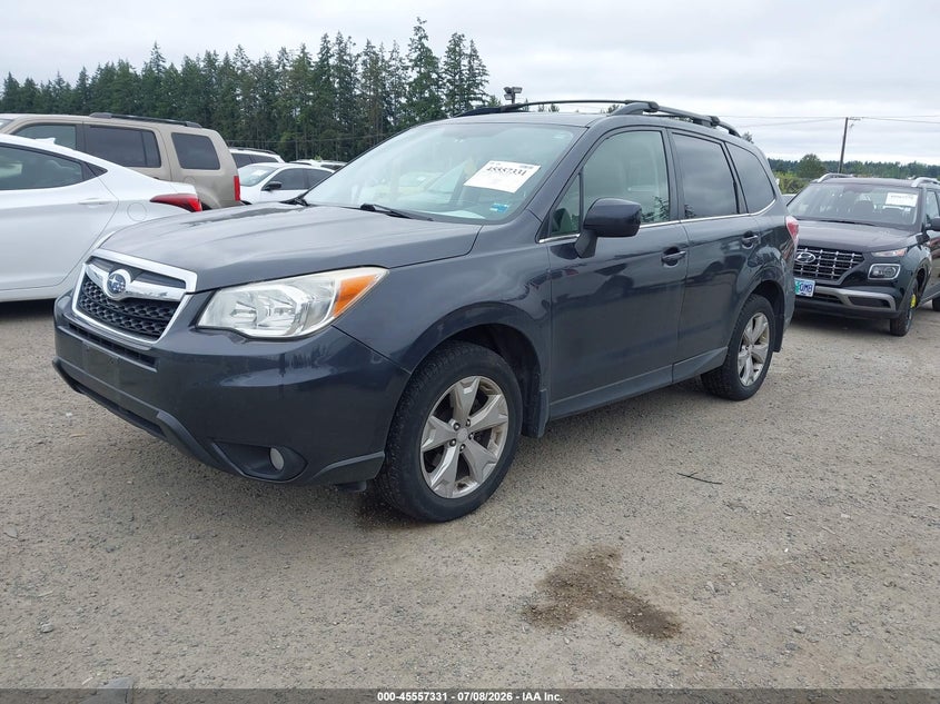 2014 Subaru Forester, Right Front, IAAI, VIN JF2SJAHC5EH524684 — photo 2