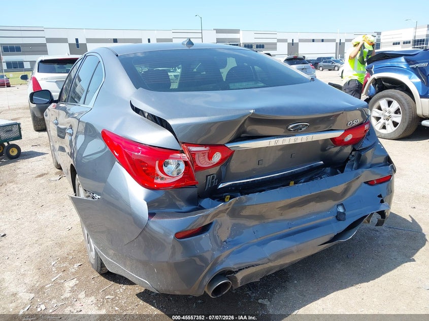 Vin: jn1bv7ap7em673840, lot: 46055663, infiniti q50 premium 20143