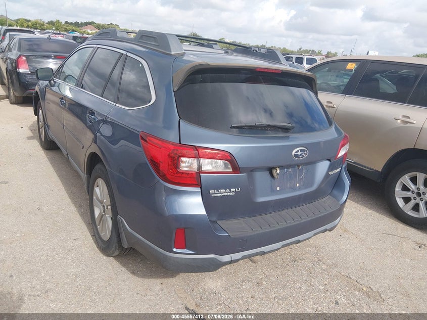 Vin: 4s4bsbdc6f3249246, lot: 46055724, subaru outback 2.5i premium 20153