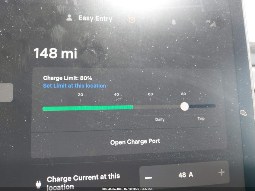 2025 Tesla Model Y Long Range Dual Motor Rear-Wheel Drive VIN: 7SAYGDED1SF227495 Lot: 45557486
