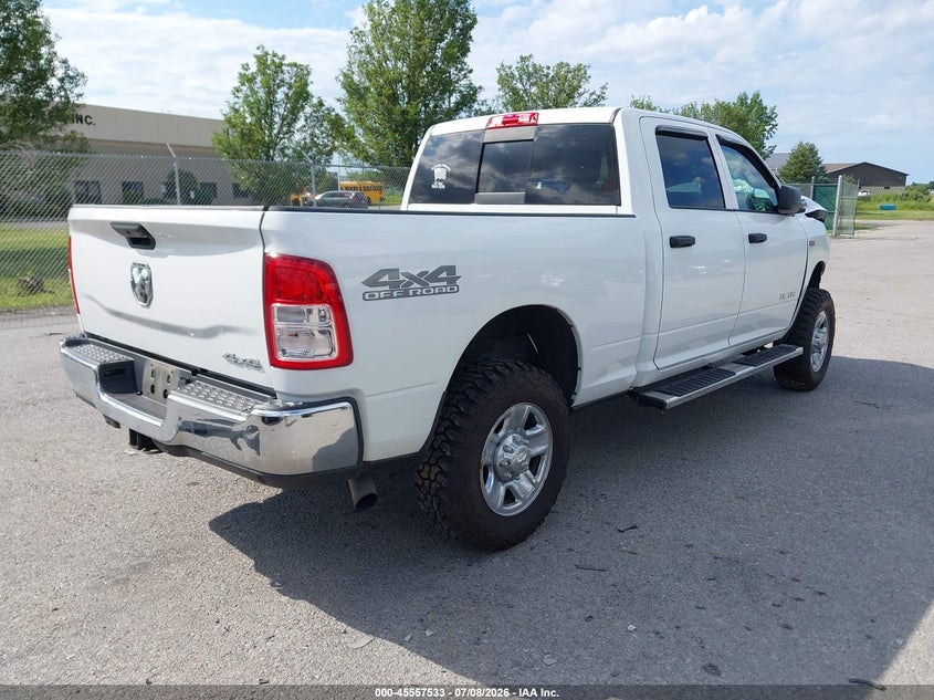 Vin: 3c6ur5cjxmg591794, lot: 46055844, ram 2500 tradesman  4x4 6'4 box 20214