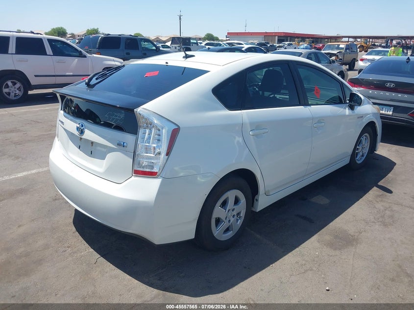 TOYOTA PRIUS 2010 VIN JTDKN3DU9A0184655