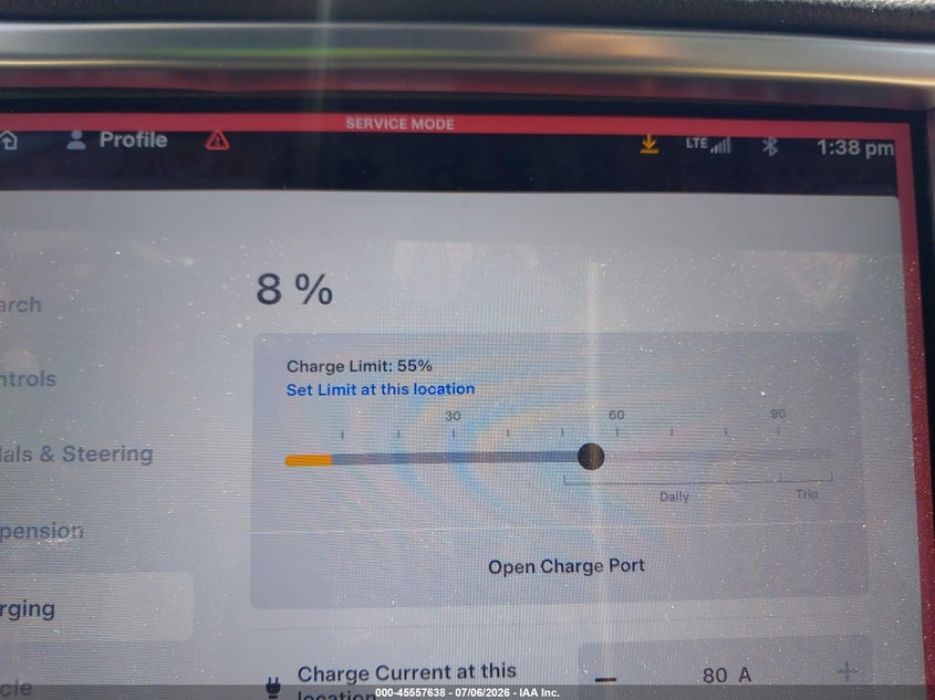 2013 Tesla Model S VIN: 5YJSA1CN8DFP28983 Lot: 45557638