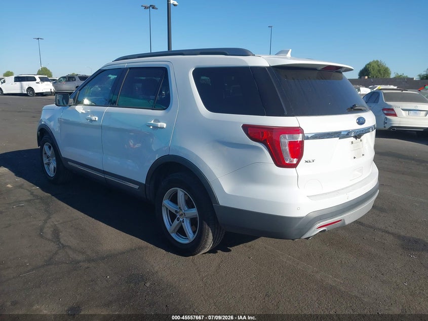 Vin: 1fm5k8d80hge00637, lot: 46055978, ford explorer xlt 20173