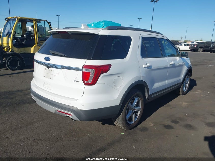 Vin: 1fm5k8d80hge00637, lot: 46055978, ford explorer xlt 20174