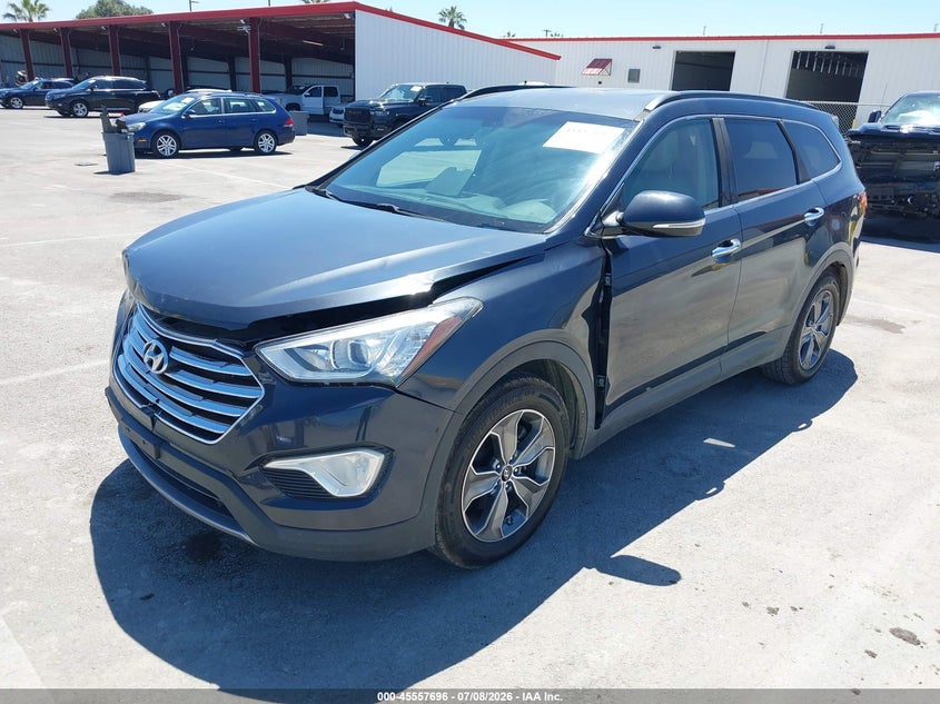 2014 Hyundai Santa Fe, Удар спереду, IAAI, VIN KM8SN4HF3EU057380 — фото 2