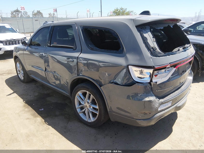 Vin: 1c4rdhdg7pc557711, lot: 46056054, dodge durango gt launch edition rwd 20233
