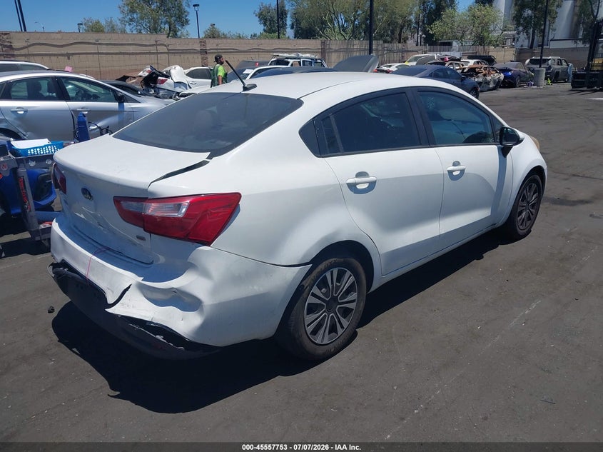 Vin: knadm4a31f6469929, lot: 46056064, kia rio lx 20154