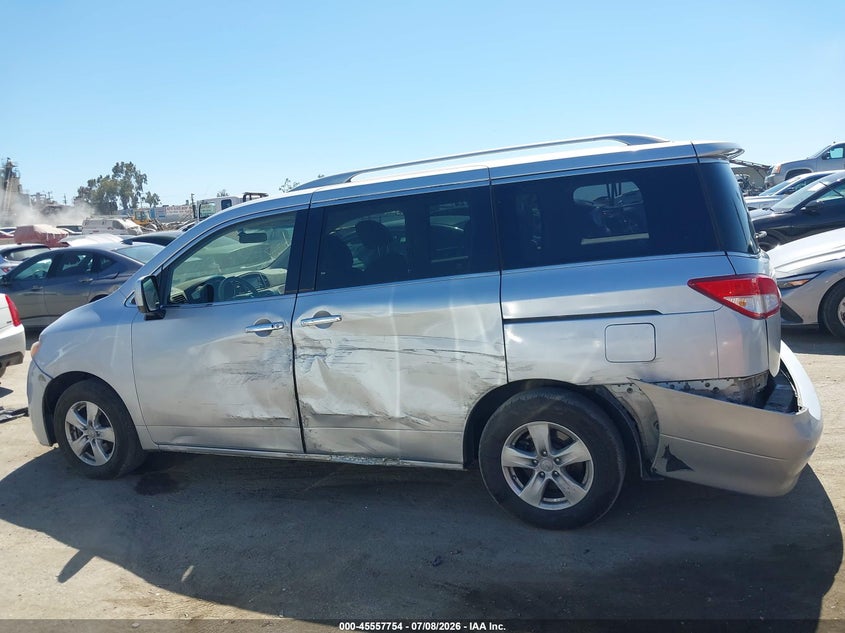 2016 Nissan Quest Platinum/S/Sl/Sv VIN: JN8AE2KP5G9155942 Lot: 45557754