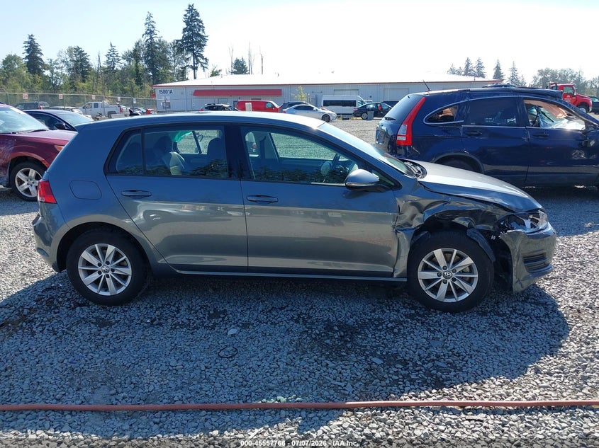 VOLKSWAGEN GOLF 2016 VIN 3VW217AU3GM042411