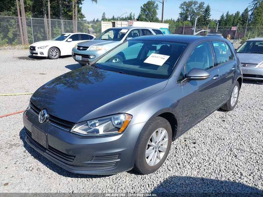 VOLKSWAGEN GOLF 2016 VIN 3VW217AU3GM042411