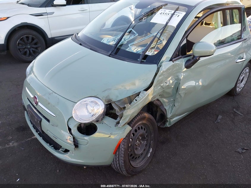 2015 Fiat 500 Pop VIN: 3C3CFFARXFT534537 Lot: 45557771