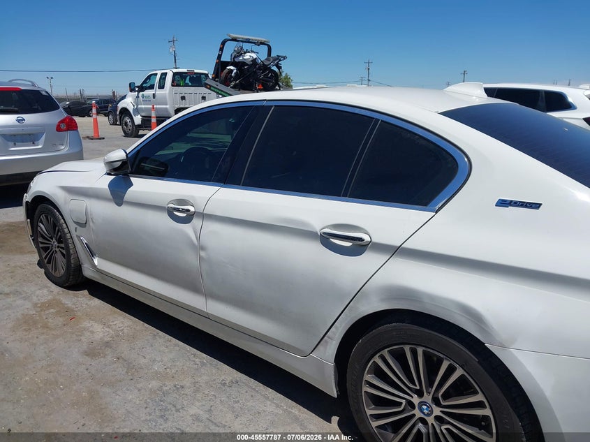 2018 BMW 530E Iperformance VIN: WBAJA9C57JB033514 Lot: 45557787
