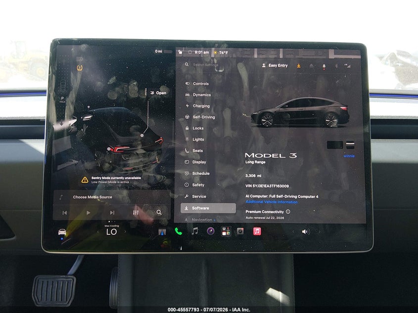 2026 TESLA MODEL 3 auction photo 7