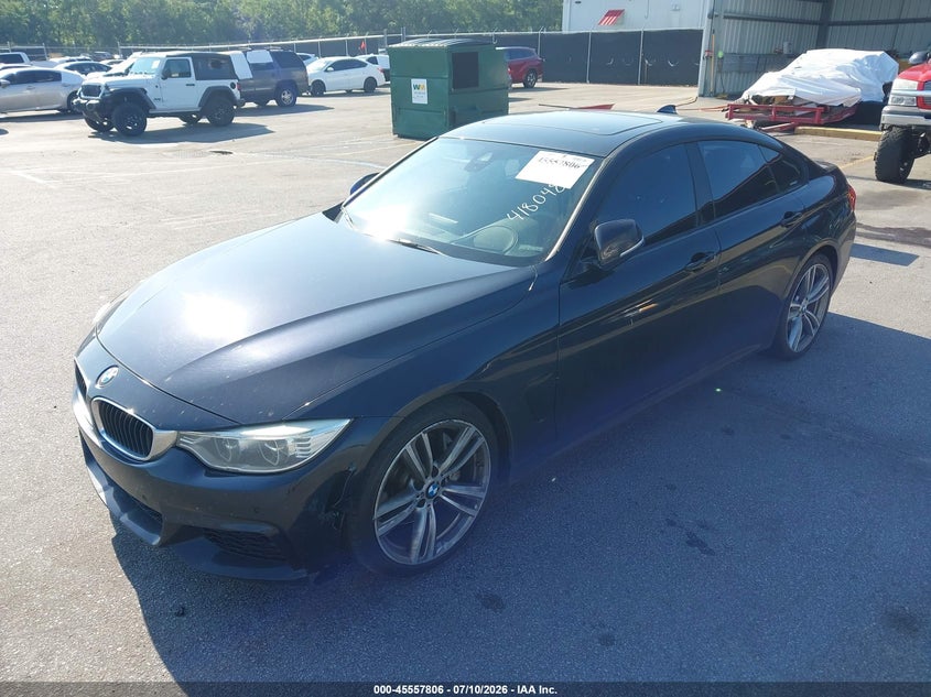 Vin: wba4b1c52fd418048, lot: 46056117, bmw 435i gran coupe 20152