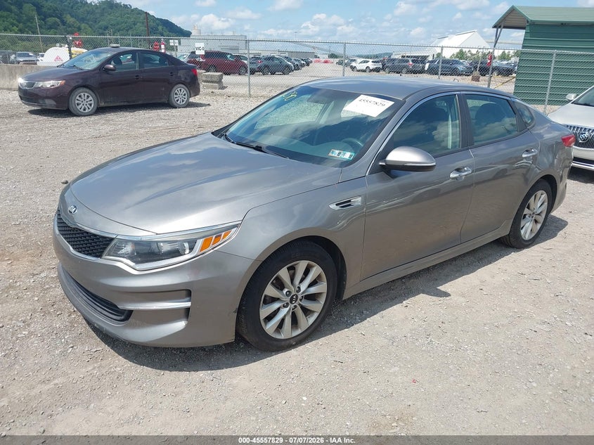 Vin: 5xxgt4l37gg006390, lot: 46056140, kia optima lx 20162