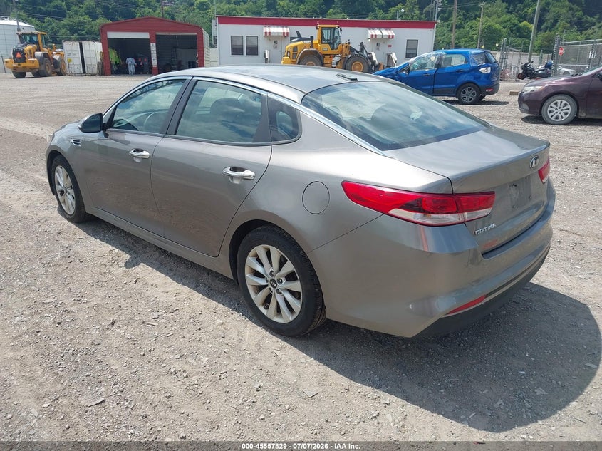 Vin: 5xxgt4l37gg006390, lot: 46056140, kia optima lx 20163