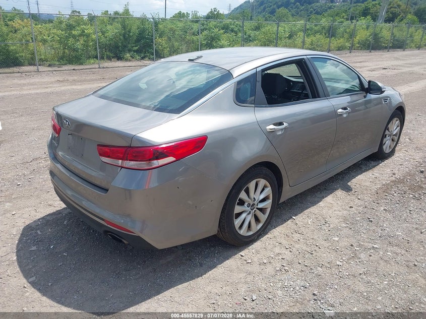 Vin: 5xxgt4l37gg006390, lot: 46056140, kia optima lx 20164