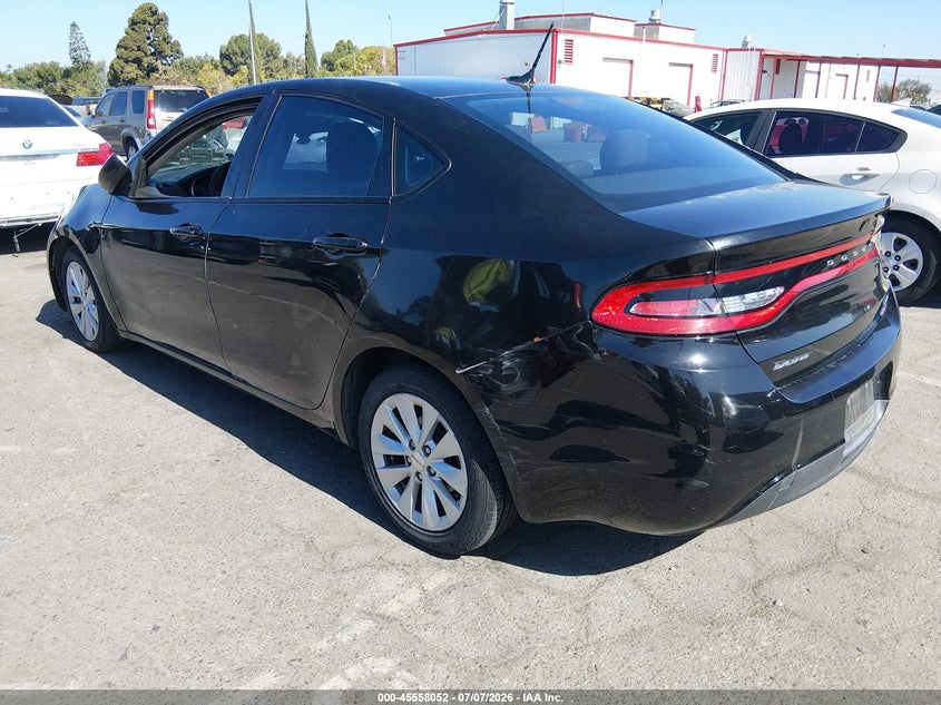 Vin: 1c3cdfbb2ed815436, lot: 46056363, dodge dart sxt 20143