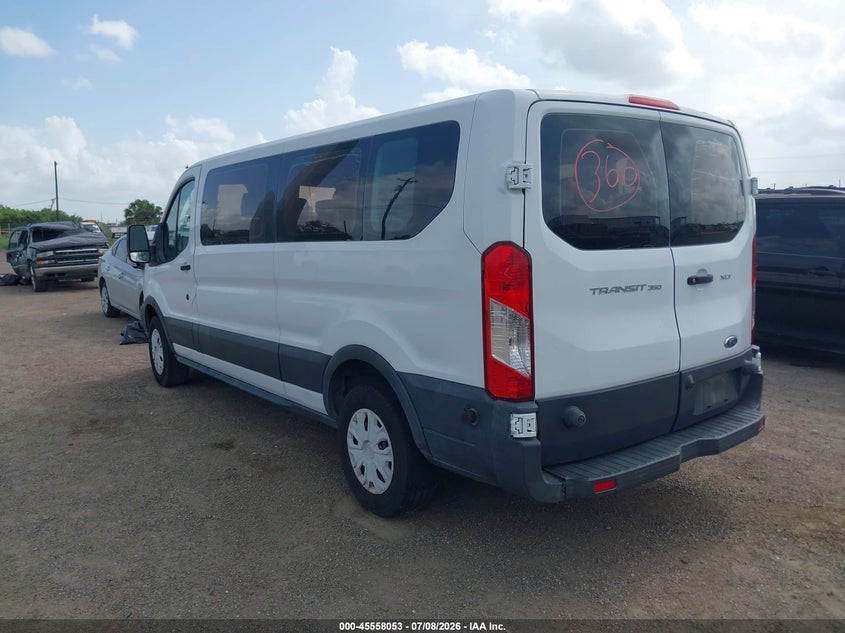Vin: 1fbzx2zm0jka11028, lot: 46056364, ford transit-350 xl/xlt 20183