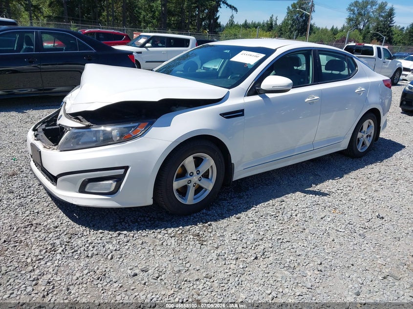 Vin: knagm4a77f5631777, lot: 46056411, kia optima lx 20152