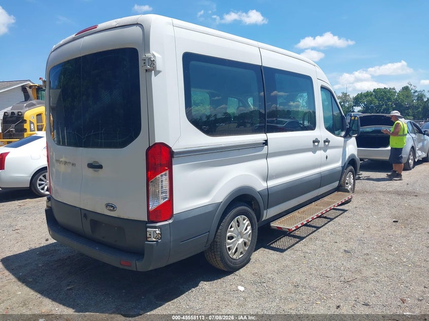 Vin: 1fmzk1cm1gkb33902, lot: 46056443, ford transit-150 xl/xlt 20164