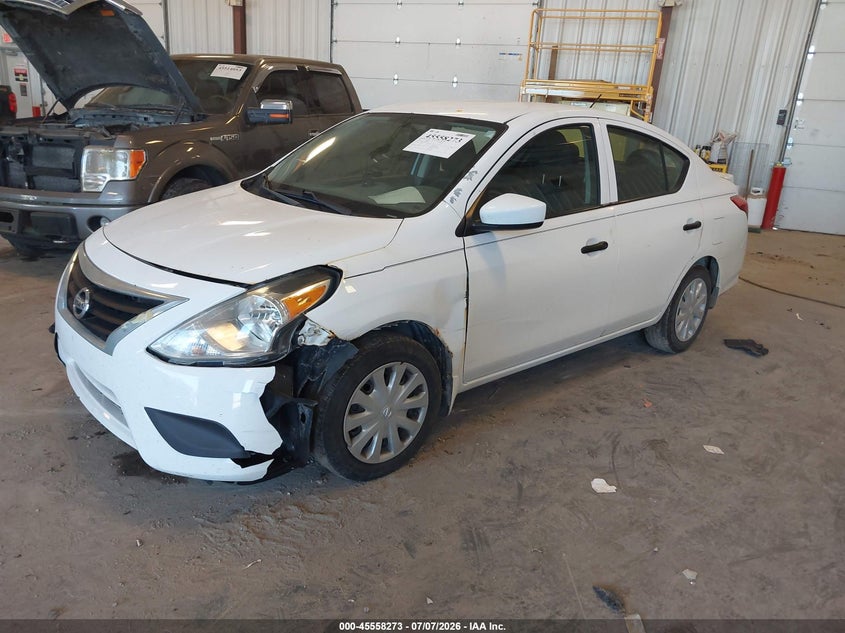 Vin: 3n1cn7ap4jl841801, lot: 46056602, nissan versa 1.6 s+ 20182