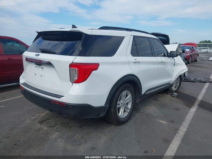 Vin: 1fmsk7dh3pgc01593, lot: 46056610, ford explorer xlt 20234