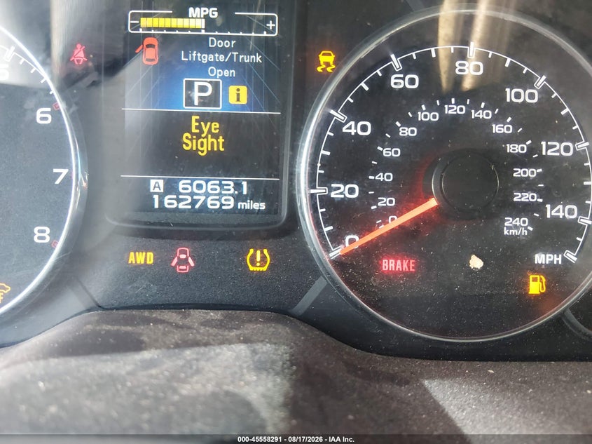 SUBARU OUTBACK 2014 VIN 4S4BRCNC4E3296239